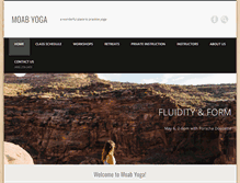 Tablet Screenshot of moabyoga.com